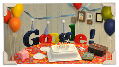Google'ın 13. doğum günü